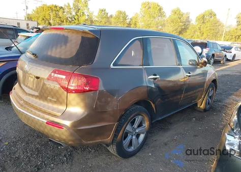 2012 Acura Mdx Technology Package z USA, uszkodzony, nr VIN 2HNYD2H33CH508426